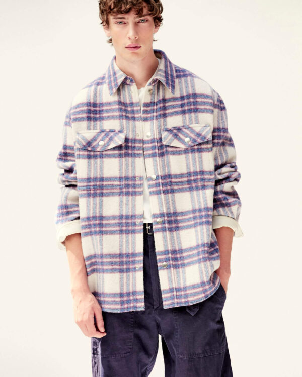 Wedding linen shirt in mint - Image 4