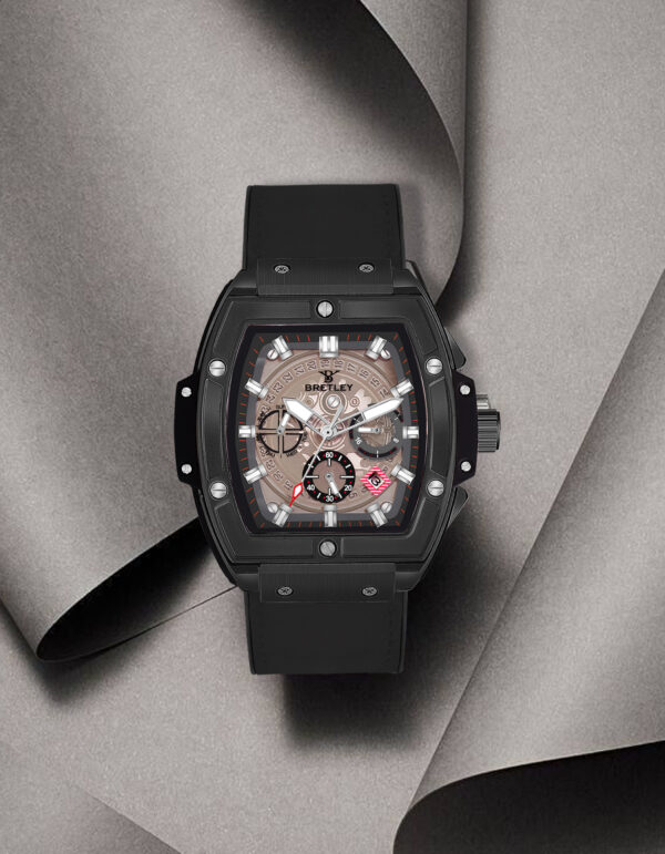 Bretley B6789Y Bold Mechanical Luxury Timepiece Black watch - Image 2