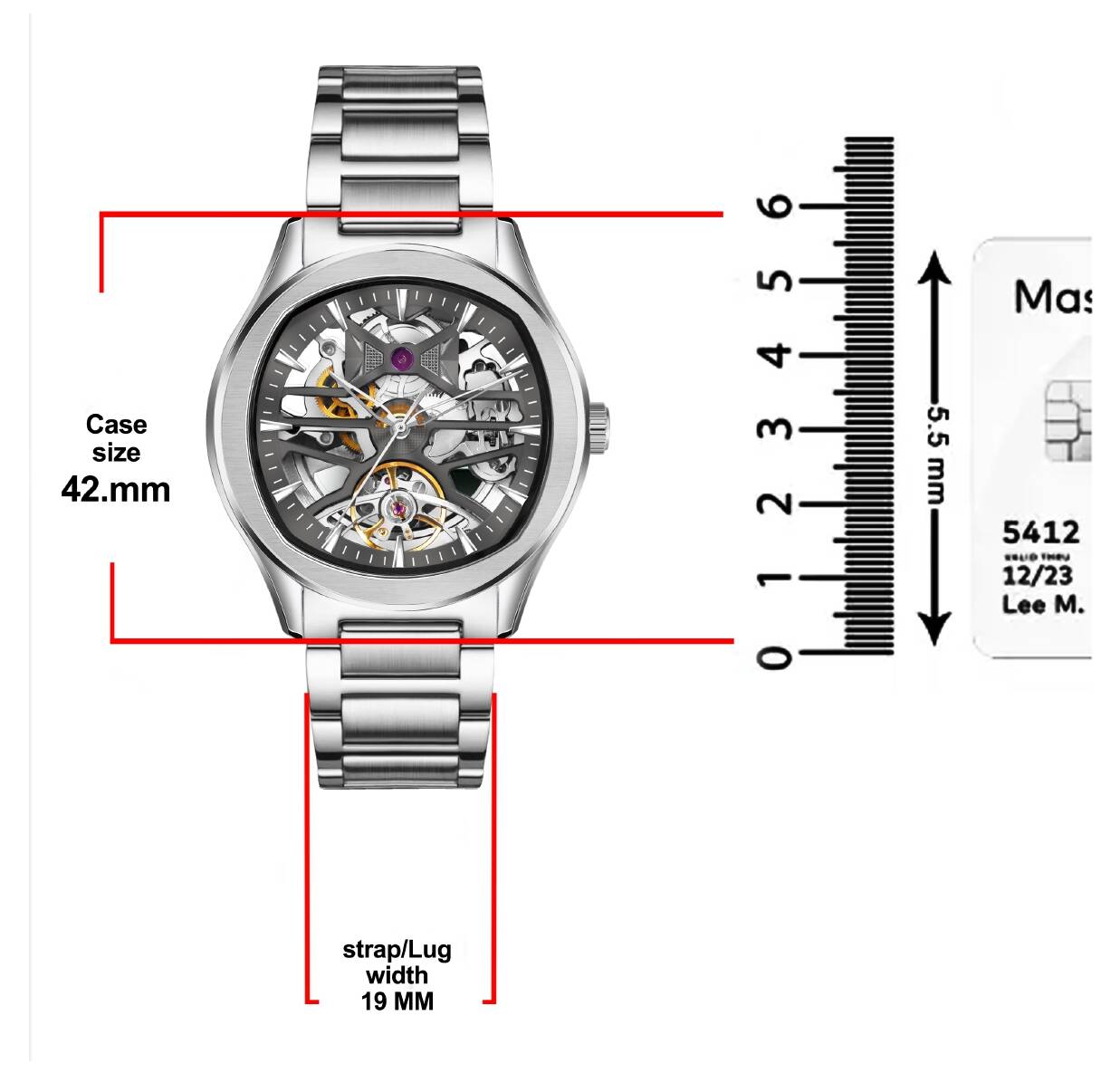 Bretley Core Automatic Skeleton Watch - Image 3