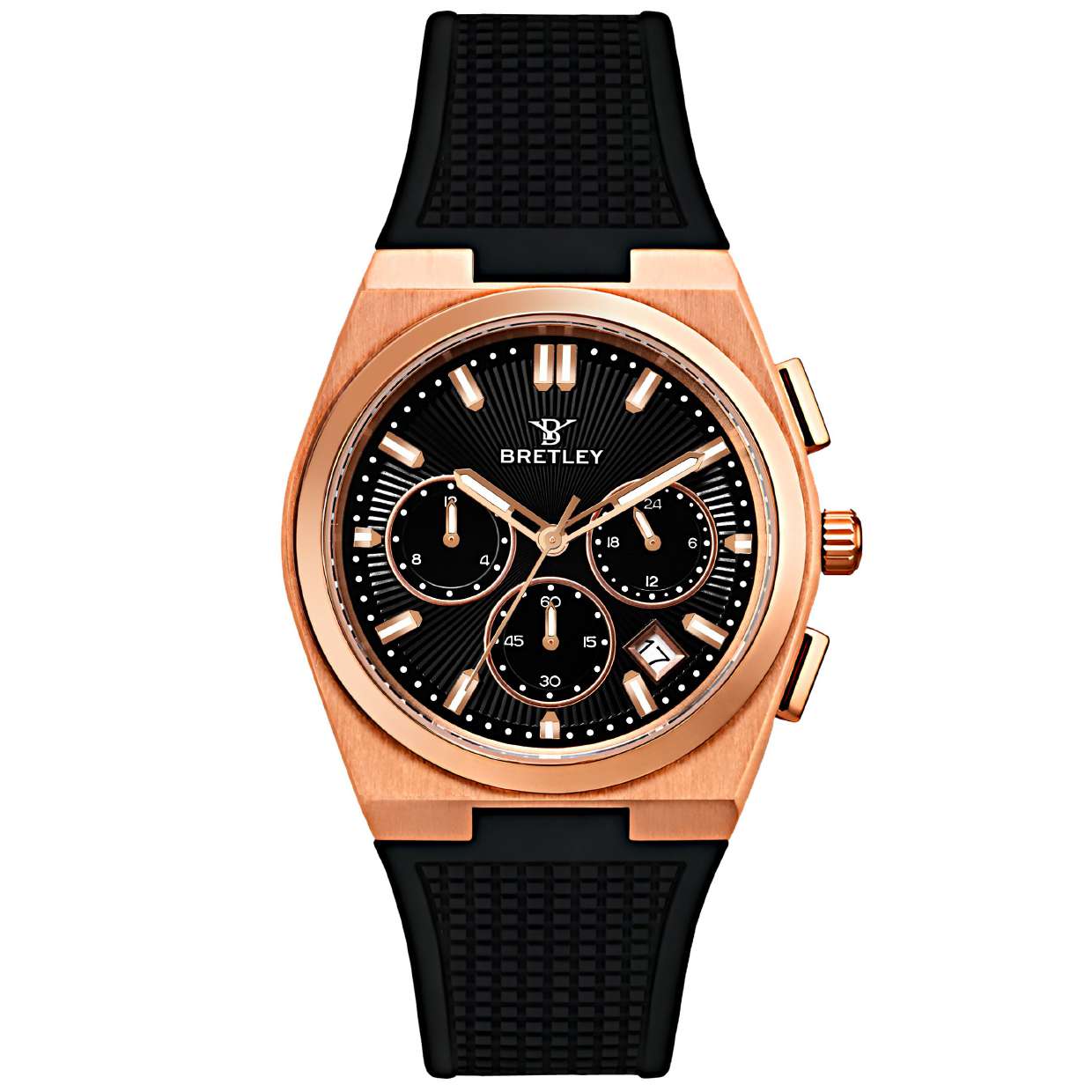 Bretley 6057 Multi Chronograph Watch – Rose Gold Edition