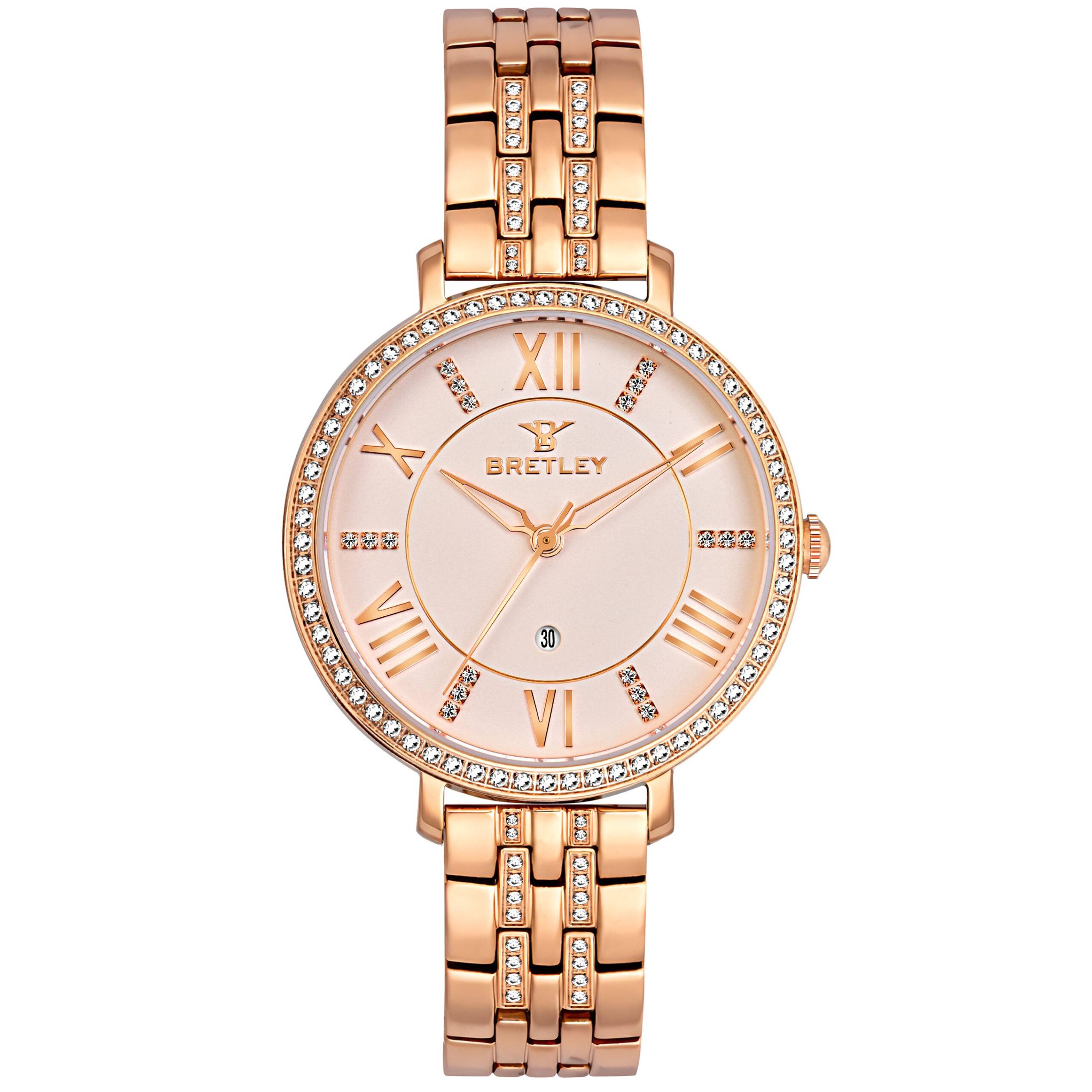 Bretley Rose Gold Women’s Watch – Japan Quartz