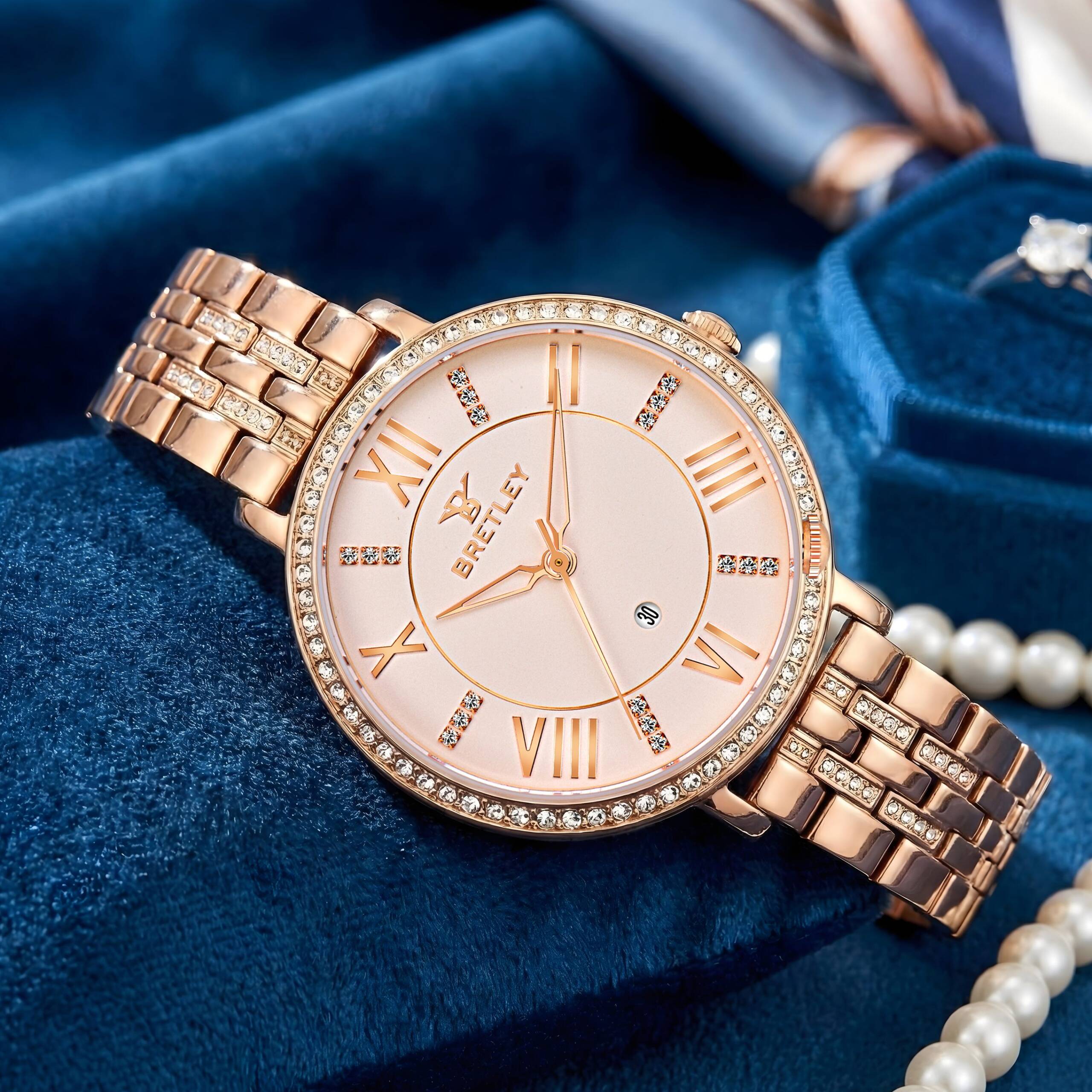 Bretley Rose Gold Women’s Watch – Japan Quartz - Image 2